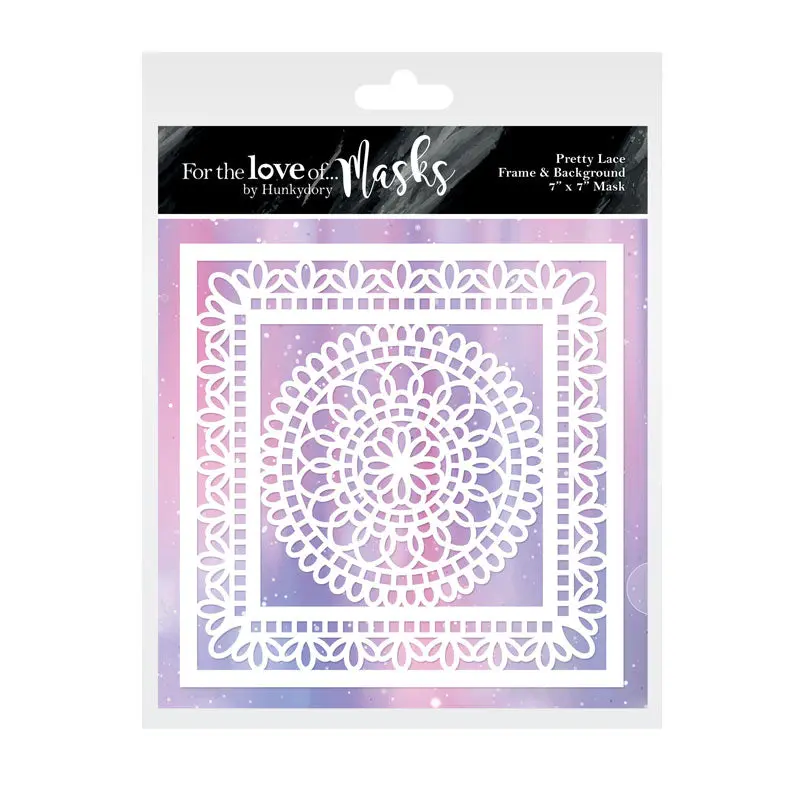 For The Love Of Masks - Pretty Lace Frame & Background 1