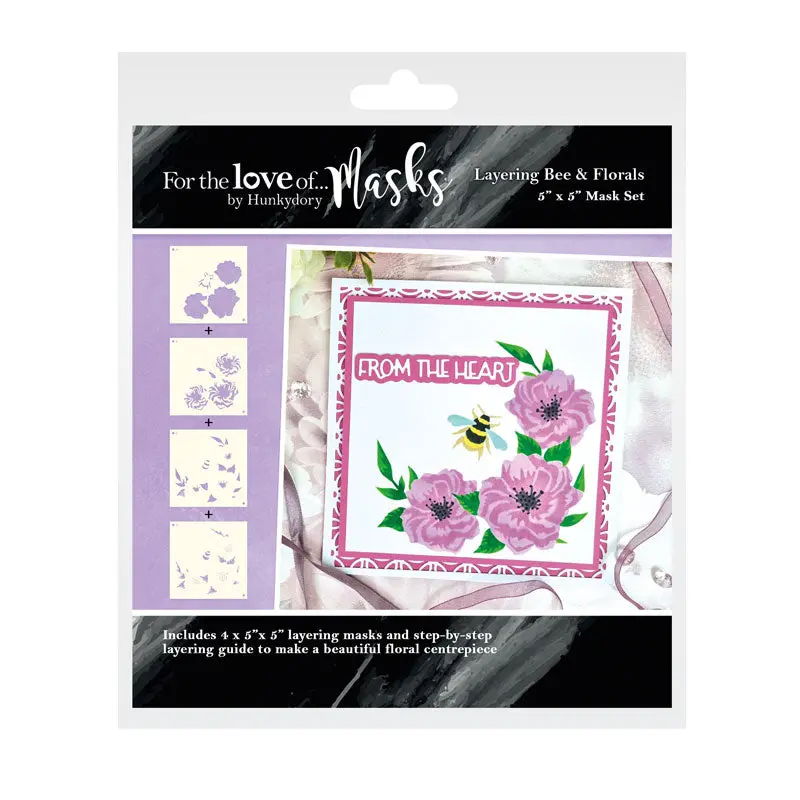 For The Love Of Masks - Layering Bee & Florals 1