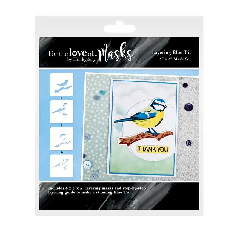 For The Love Of Masks - Layering Blue Tit 1