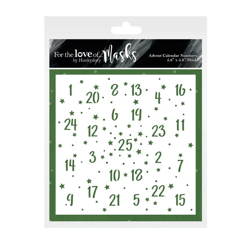For The Love Of Masks - Advent Calendar Numbers 1