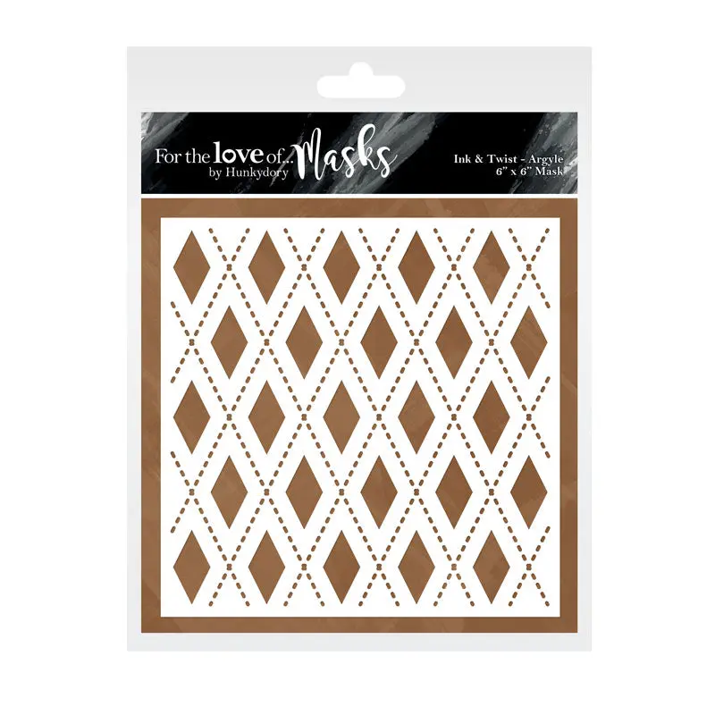For The Love Of Masks - Ink & Twist - Argyle 1