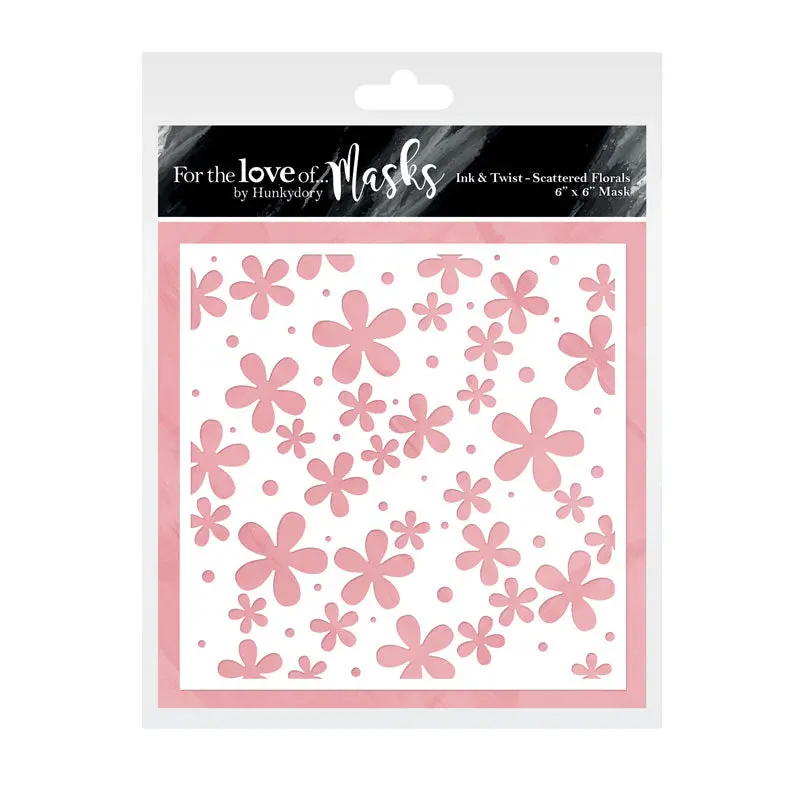 For The Love Of Masks - Ink & Twist - Scattered Florals 1