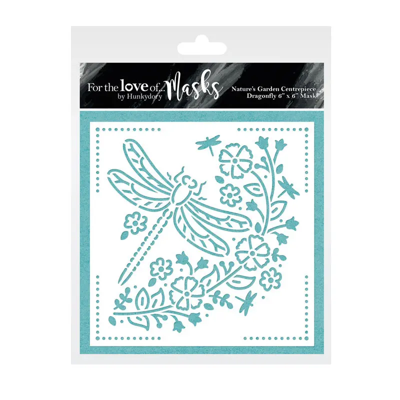 For The Love Of Masks - Nature's Garden Centrepiece - Dragonfly 1