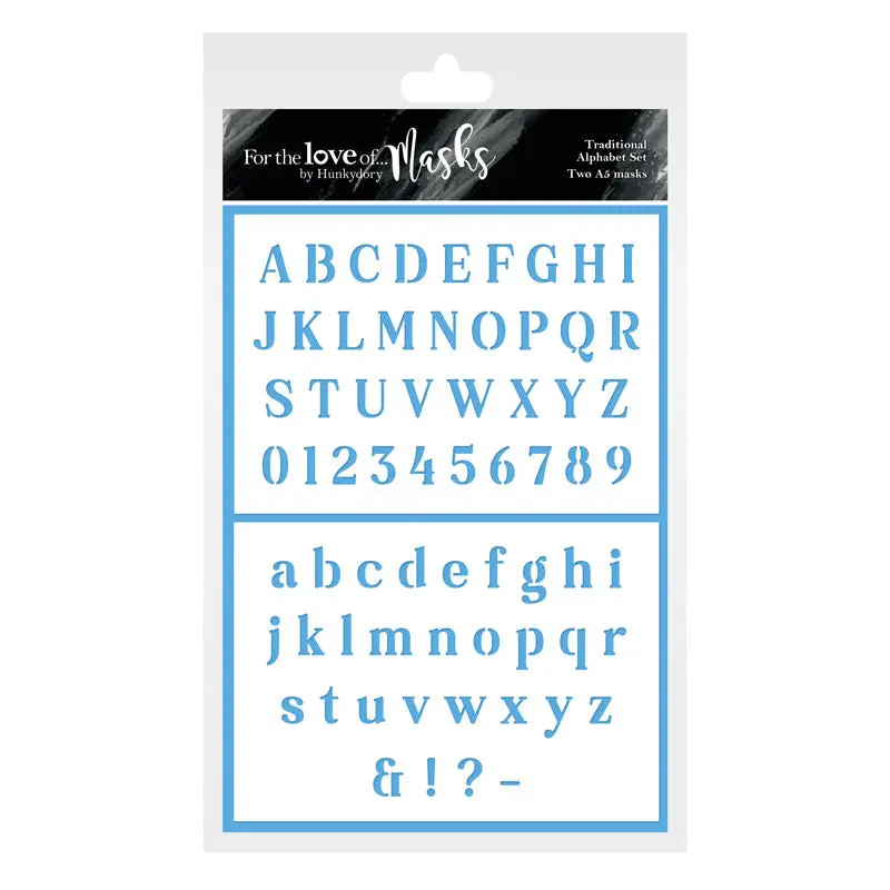 For The Love Of Masks - Traditional Alphabet Set 1