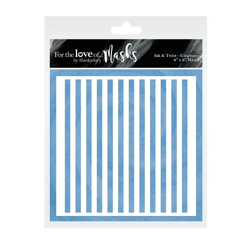For The Love Of Masks - Ink & Twist - Gingham 1