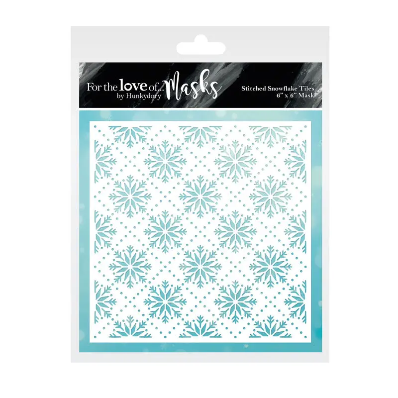 For The Love Of Masks - Stitched Snowflake Tiles 1