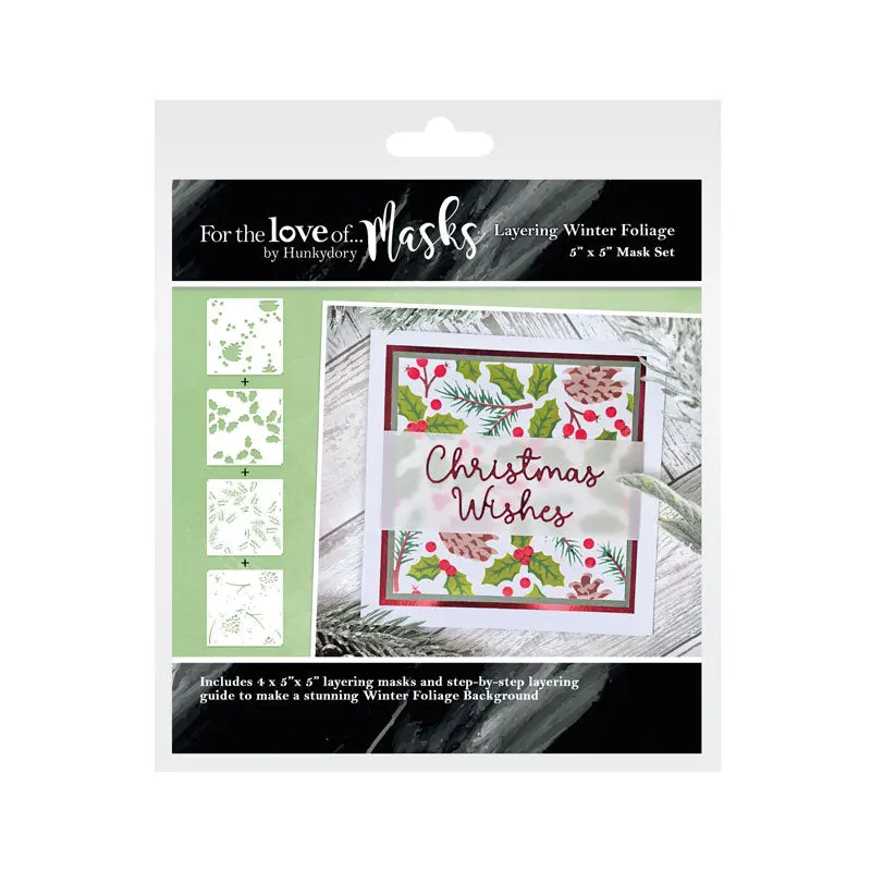 For The Love Of Masks - Layering Winter Foliage 1