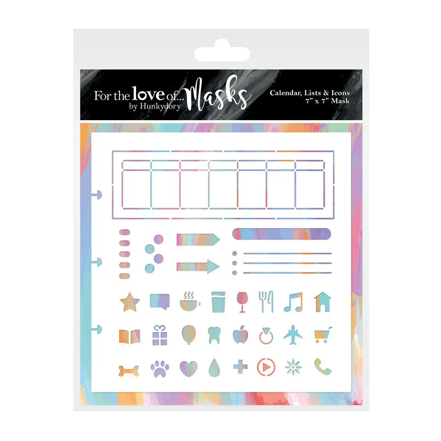 For The Love Of Masks - Calendar, Lists & Icons 1