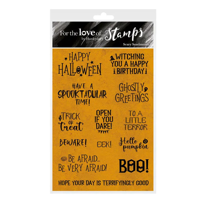 For The Love Of Stamps - Scary Sentiments 1
