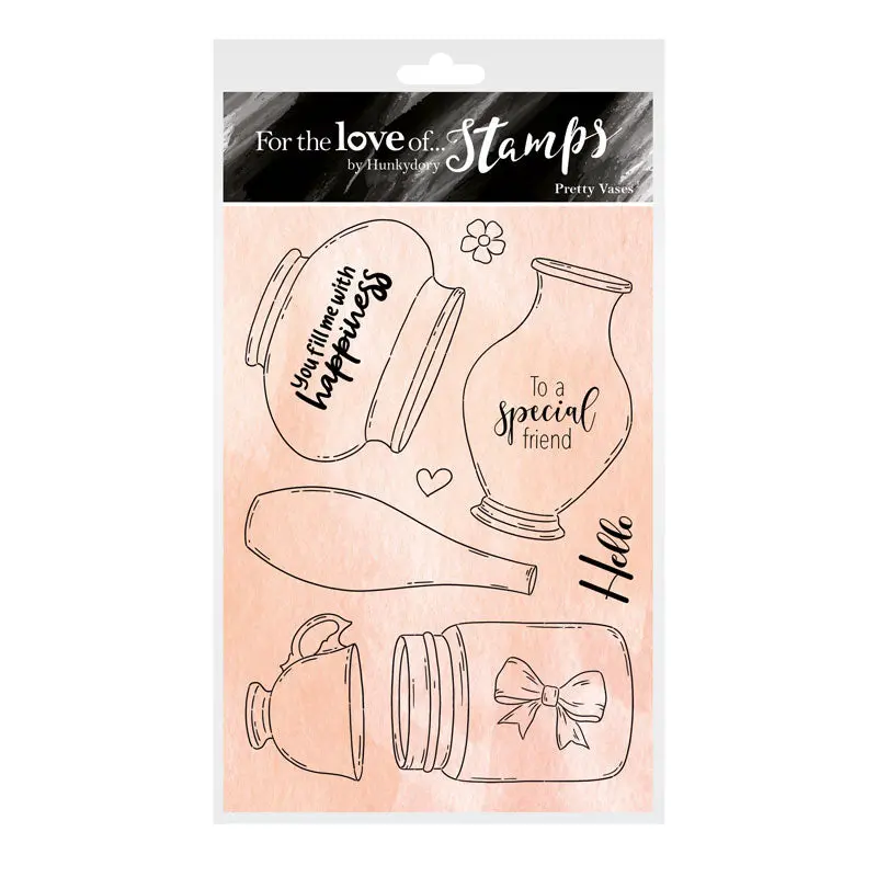 For The Love Of Stamps - Pretty Vases 1