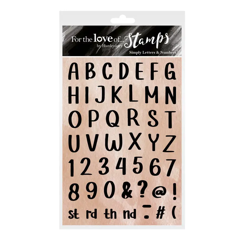 For The Love Of Stamps - Simply Letters & Numbers 1