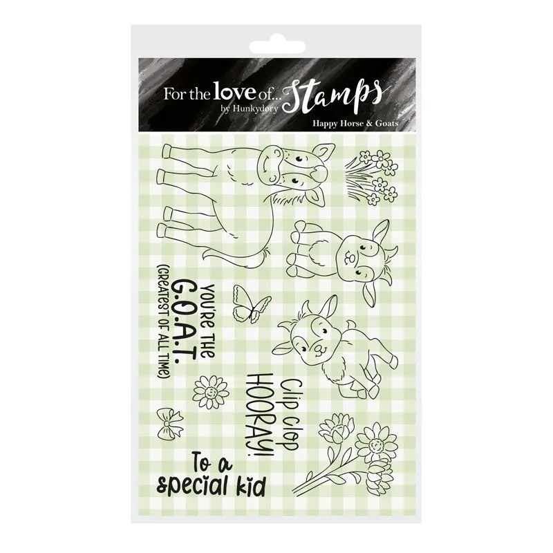 For The Love Of Stamps - Happy Horse & Goats 1