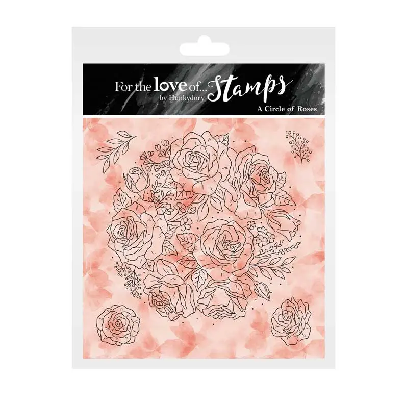 For The Love Of Stamps - A Circle Of Roses 1