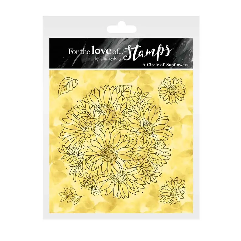 For The Love Of Stamps - A Circle Of Sunflowers 1