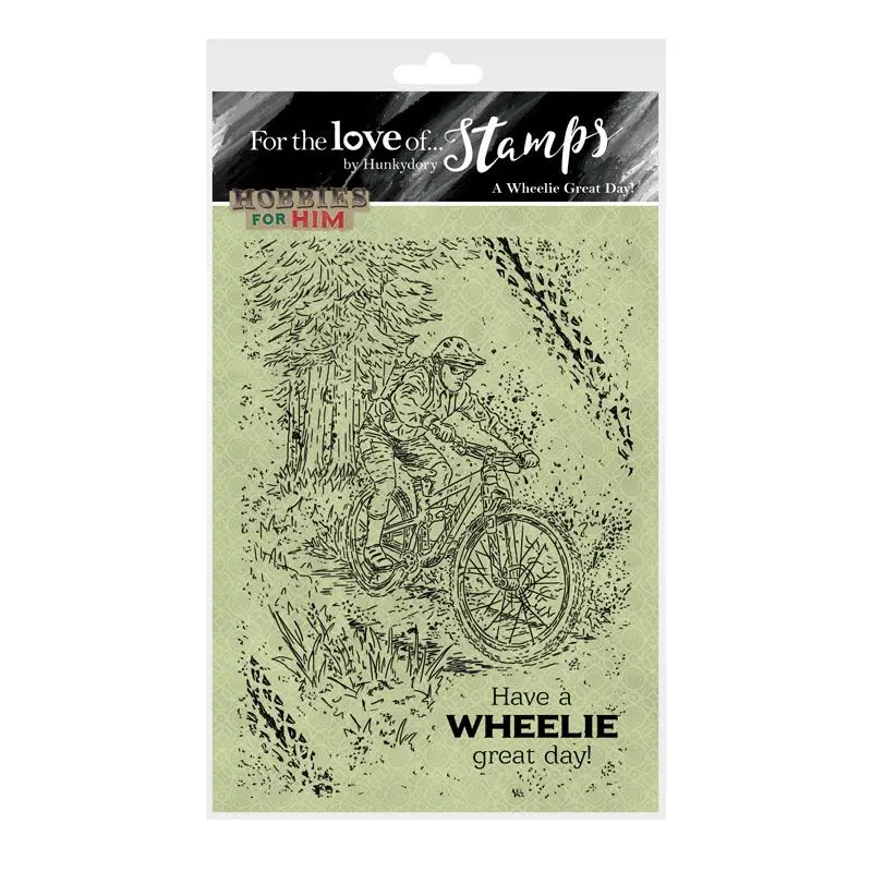 For The Love Of Stamps - A Wheelie Great Day! A6 Stamp Set 1