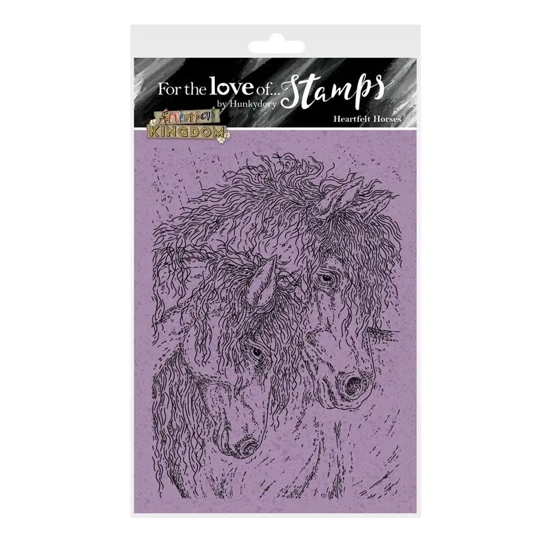 For The Love Of Stamps - Heartfelt Horses A6 Stamp Set 1