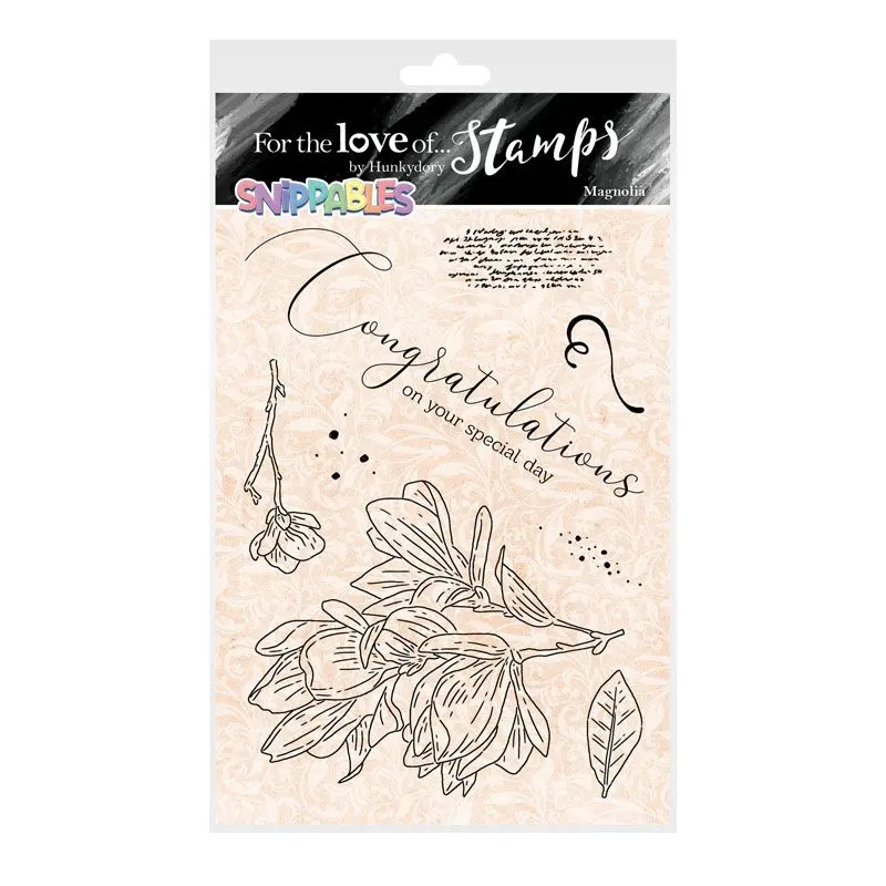 For The Love Of Stamps - Floral Favourites Snippables - Magnolia 1
