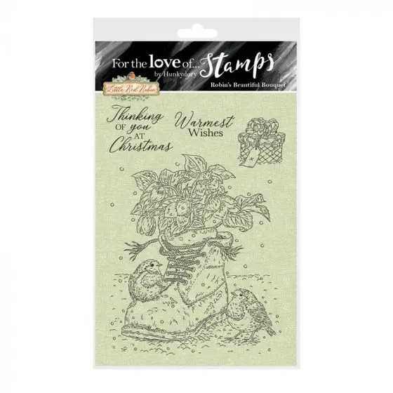 For The Love Of Stamps - Robin's Beautiful Bouquet A6 Stamp Set 1