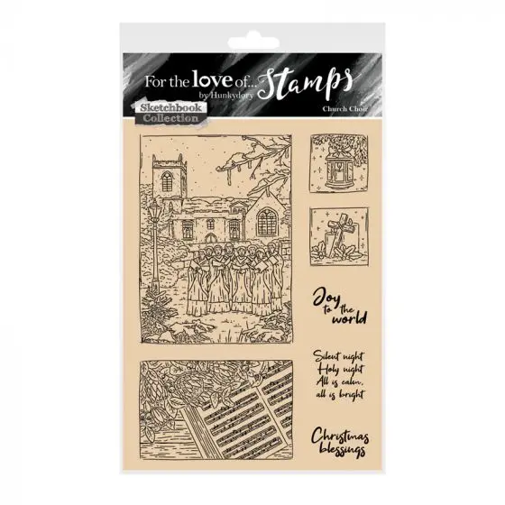 For The Love Of Stamps - Church Choir A6 Stamp Set 1