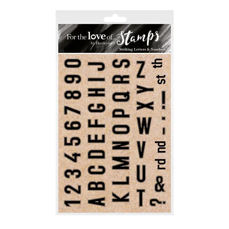 For The Love Of Stamps - Striking Letters & Numbers 1