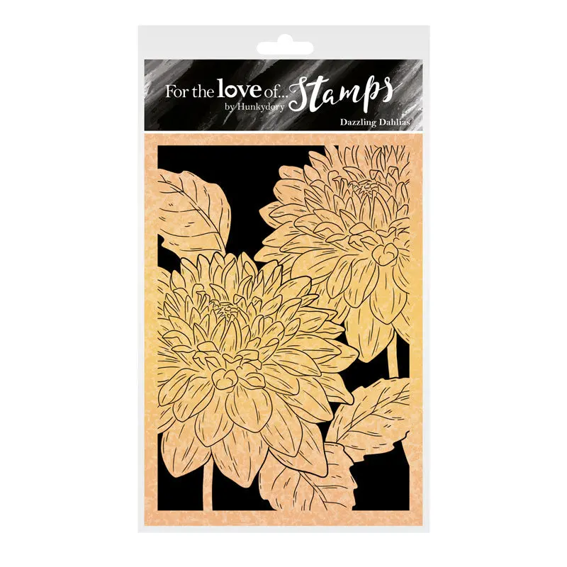 For The Love Of Stamps - Dazzling Dahlias 1