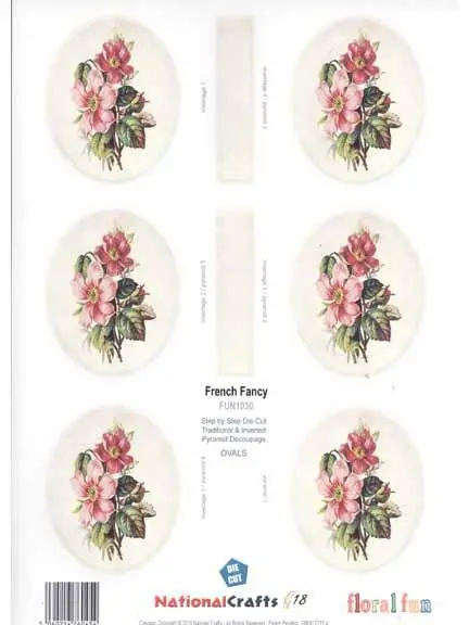 French Fancy Oval Flower 1