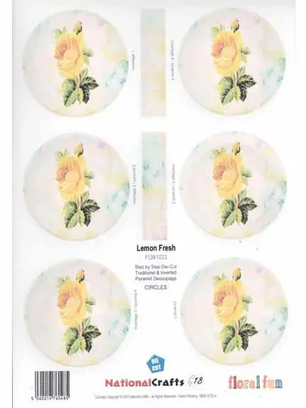 Yellow Rose - Circles 1