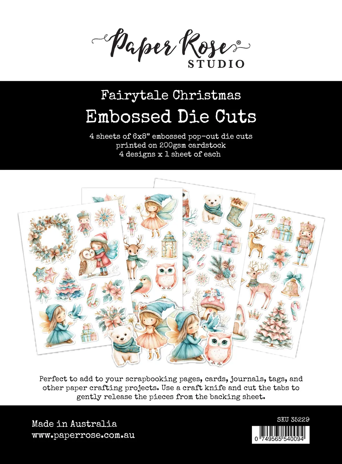 Fairytale Christmas Embossed Die Cuts 35229 1