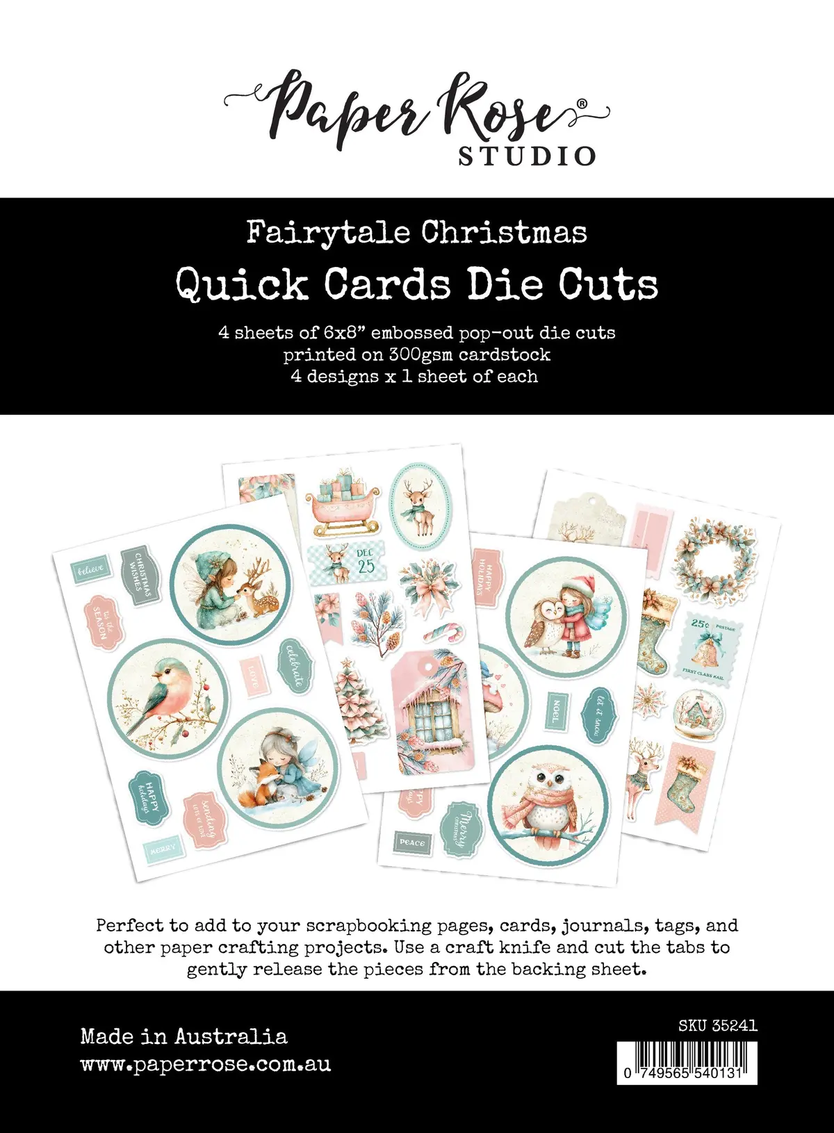Fairytale Christmas Quick Card Die Cuts 35241 1