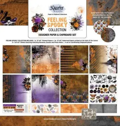 3Quarter Designs - Scrapbook Collection - Feeling Spooky 1