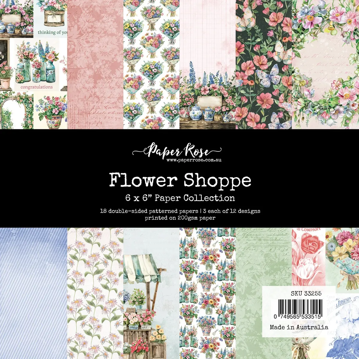 Flower Shoppe 6X6 Paper Collection 33255 1