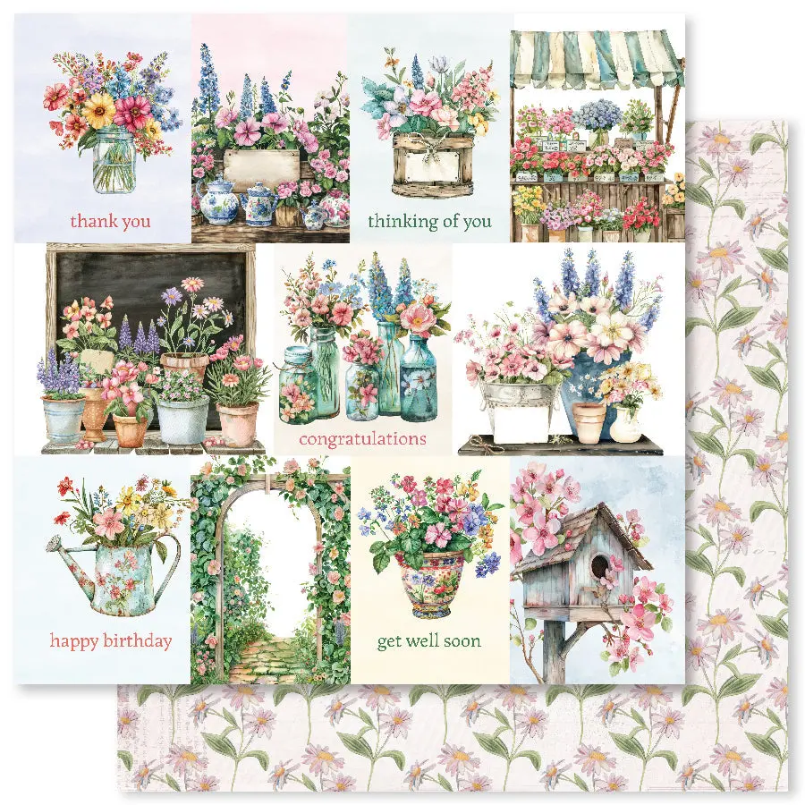 Flower Shoppe A 12X12 Paper (12Pc Bulk Pack) 33237 1