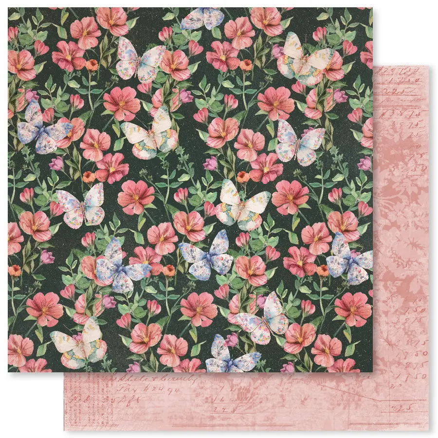 Flower Shoppe B 12X12 Paper (12Pc Bulk Pack) 33240 1