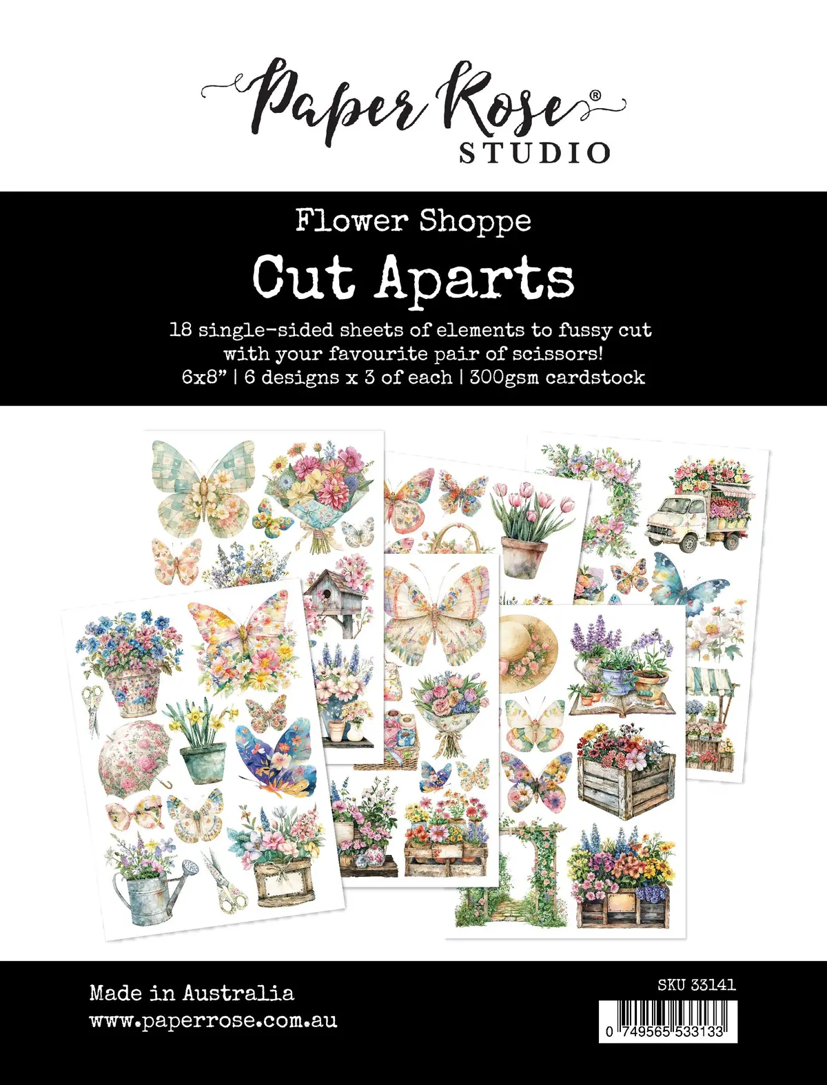 Flower Shoppe Cut Aparts Paper Pack 33141 1