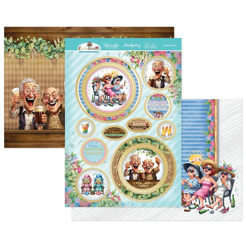 Keep Laughing Luxury Topper Set 1
