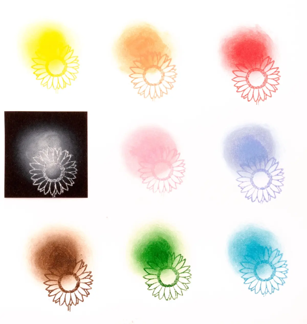 San Ink Pads Gorjuss - Be Kind 9 Colors 120X138x20mm 9 Pc Nr.25 2