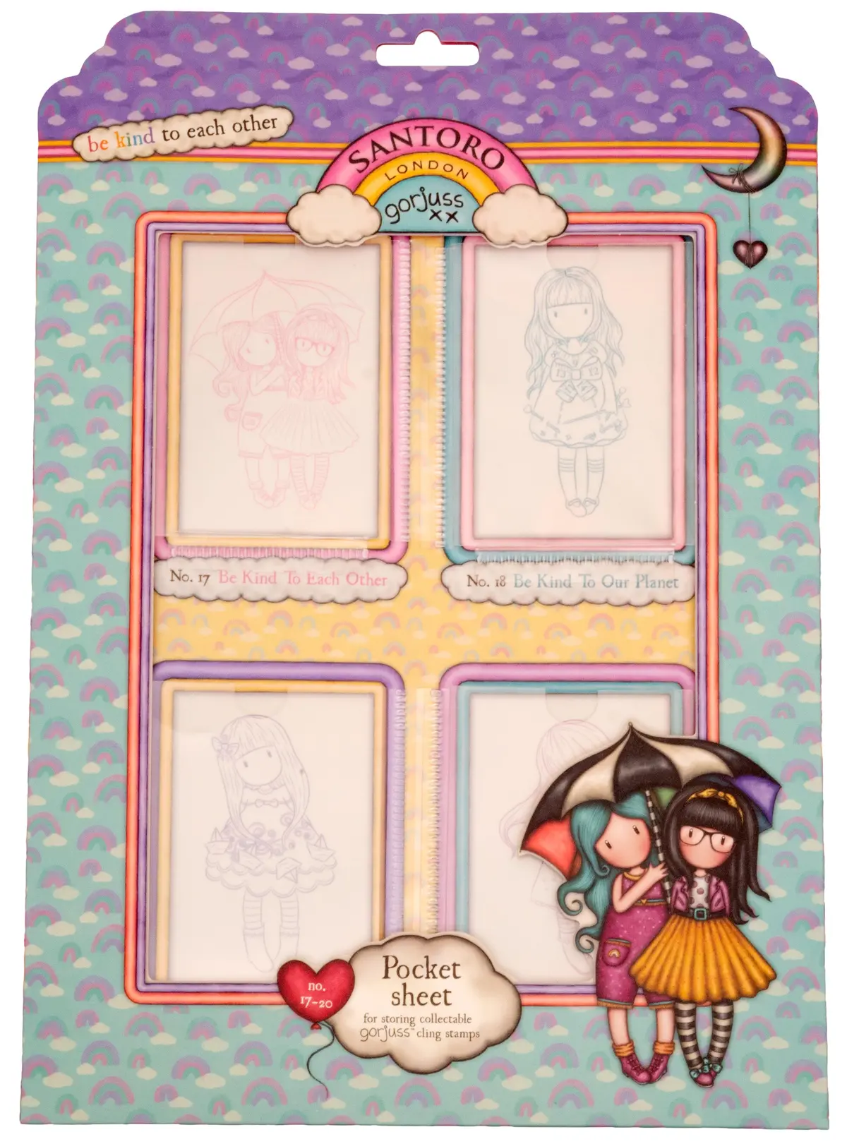 San Storage Sheet Gorjuss - Be Kind No. 17-20 205X297x4mm 1 Pc Nr.05 1