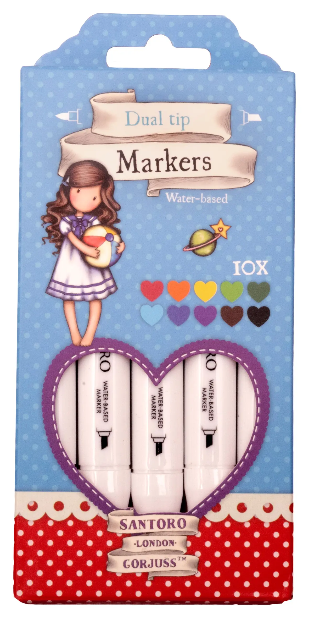 San Light Markers Gorjuss Essentials Brights 80X177x32mm 10 Pc Nr.16 1