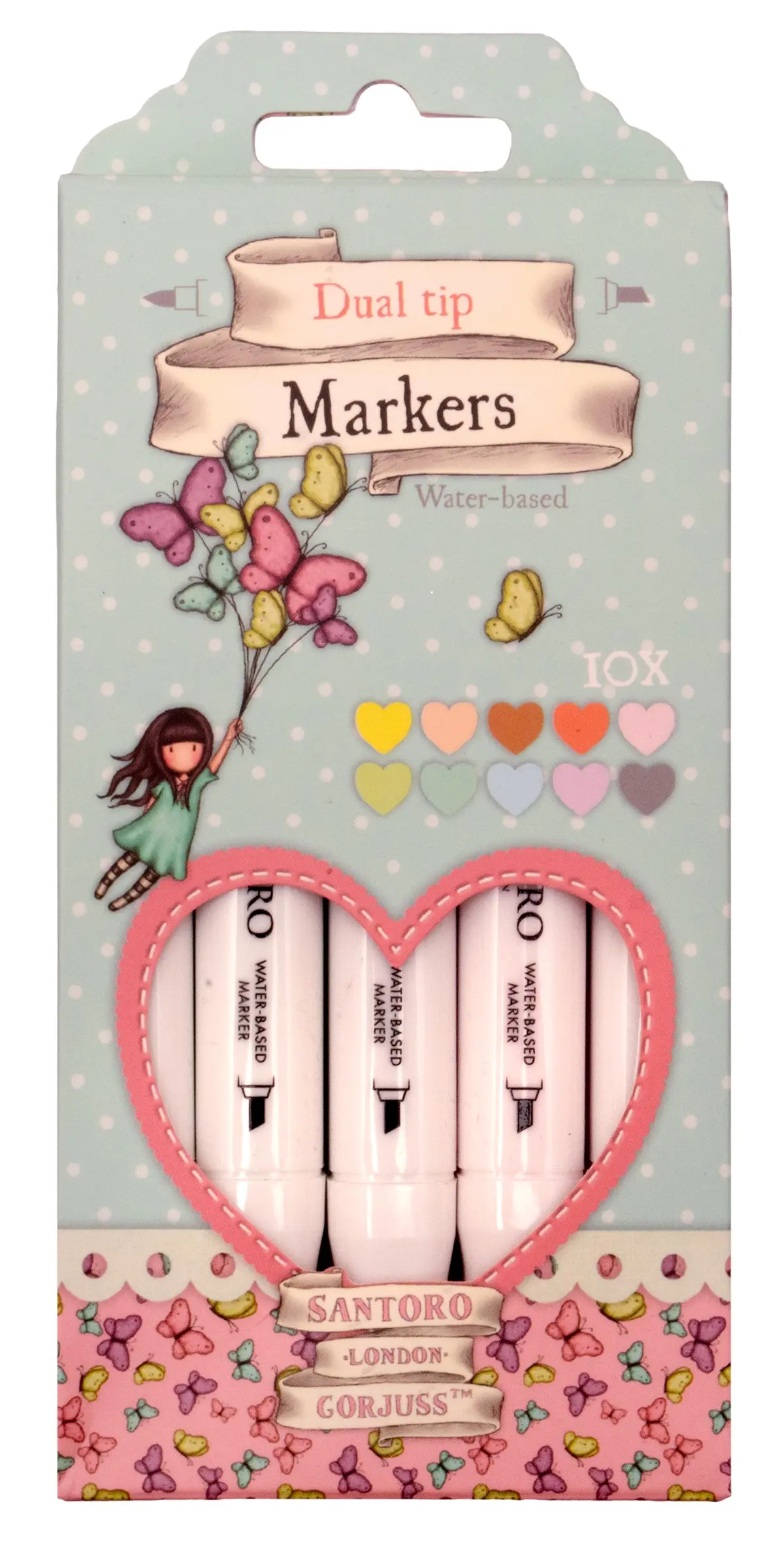 San Light Markers Pastels Gorjuss Essentials 10 Pc 1