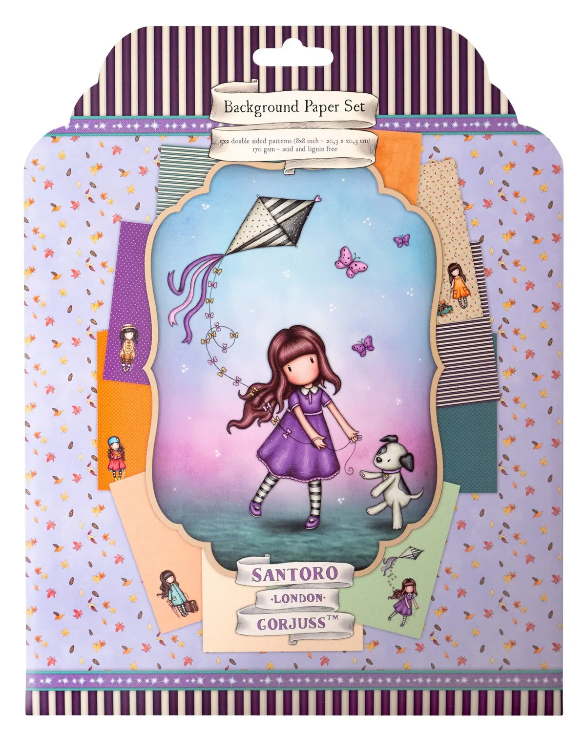 Gor Paper Set 5X2 Double-Sided Designs Essentials 203X203x3mm 10 Sh Nr.28 1