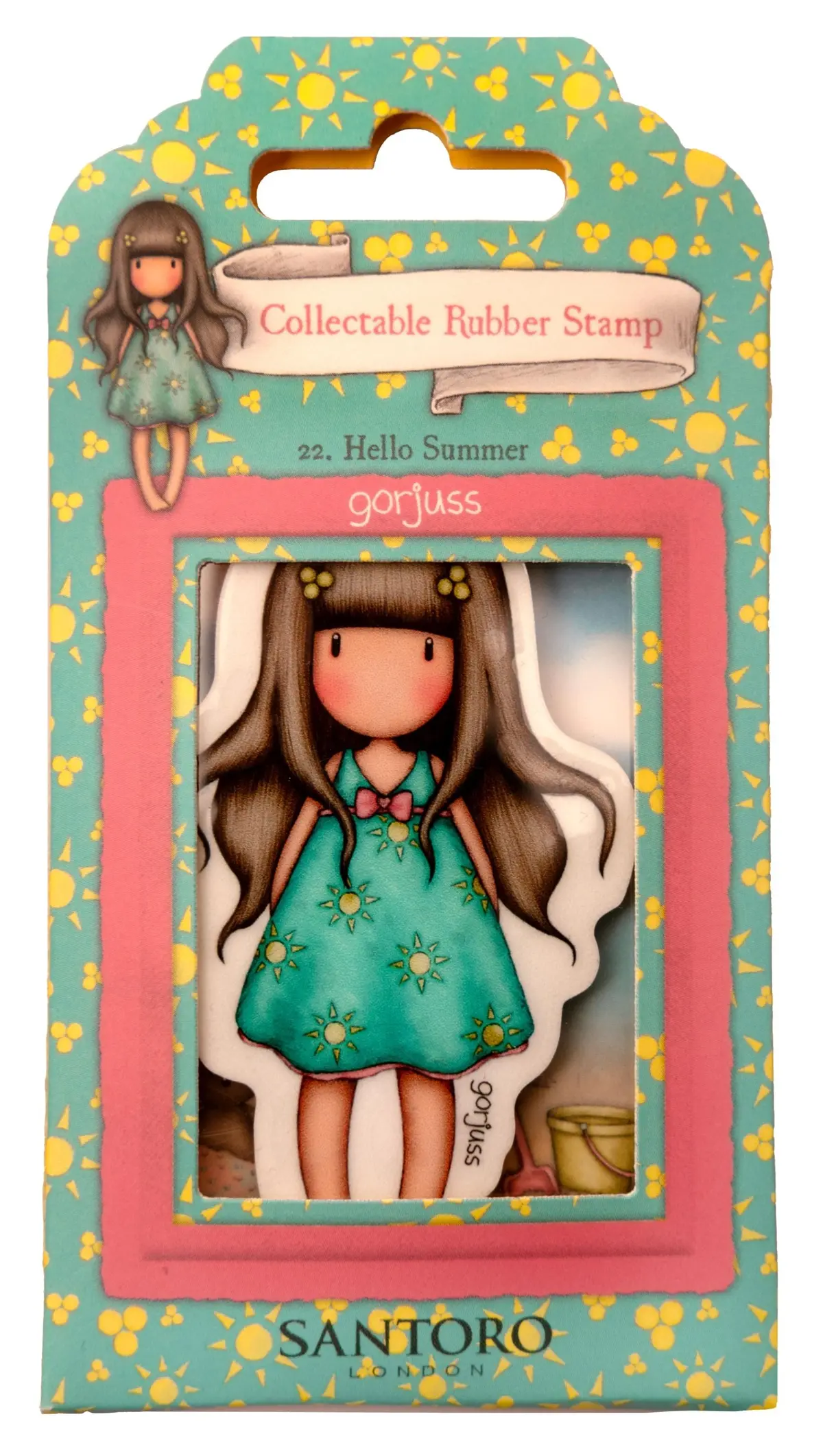 San Cling Stamp Hello Summer Gorjuss Essentials 1 Pc 1