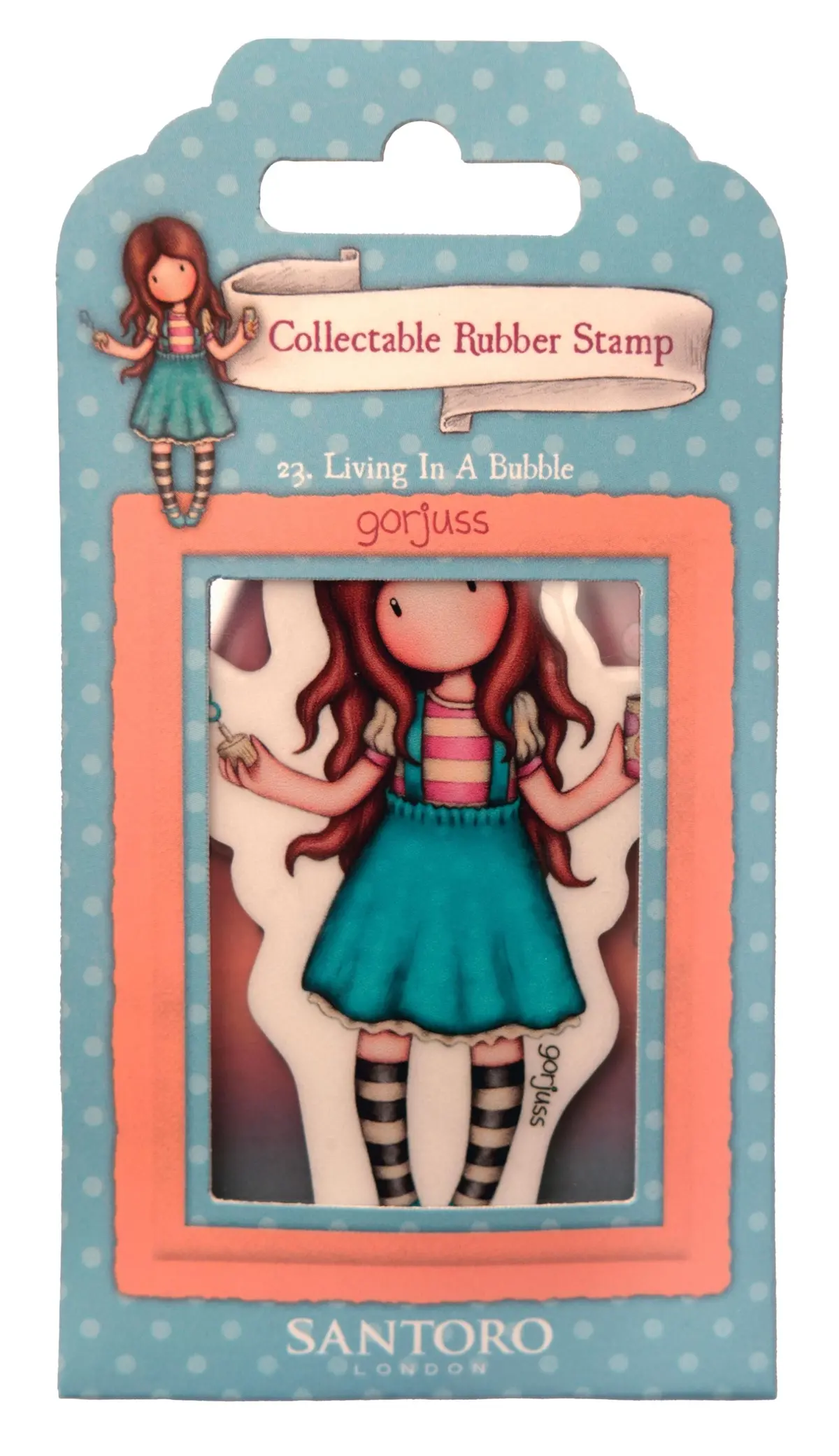 San Cling Stamp Living In A Bubble Gorjuss Essentials 1 Pc 1