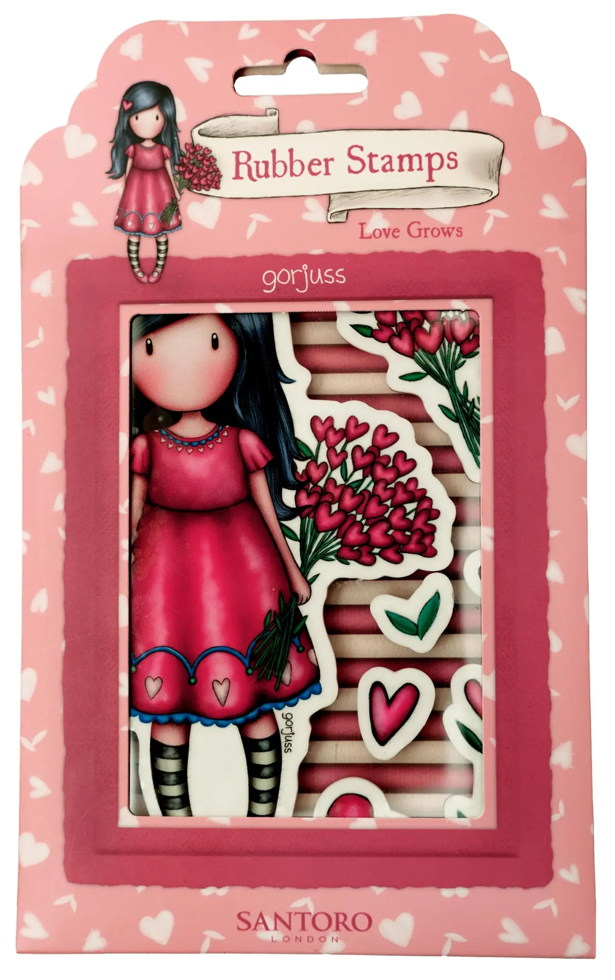 San Cling Stamp Love Grows Gorjuss Essentials 7 Pc 1