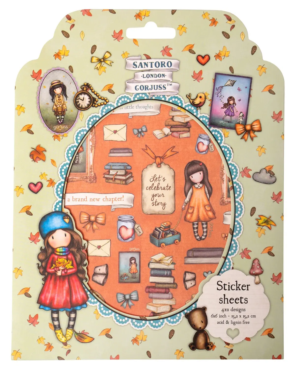 Gor Sticker Sheets 4X2 Designs Essentials 152X152x2mm 8 Sh Nr.10 1