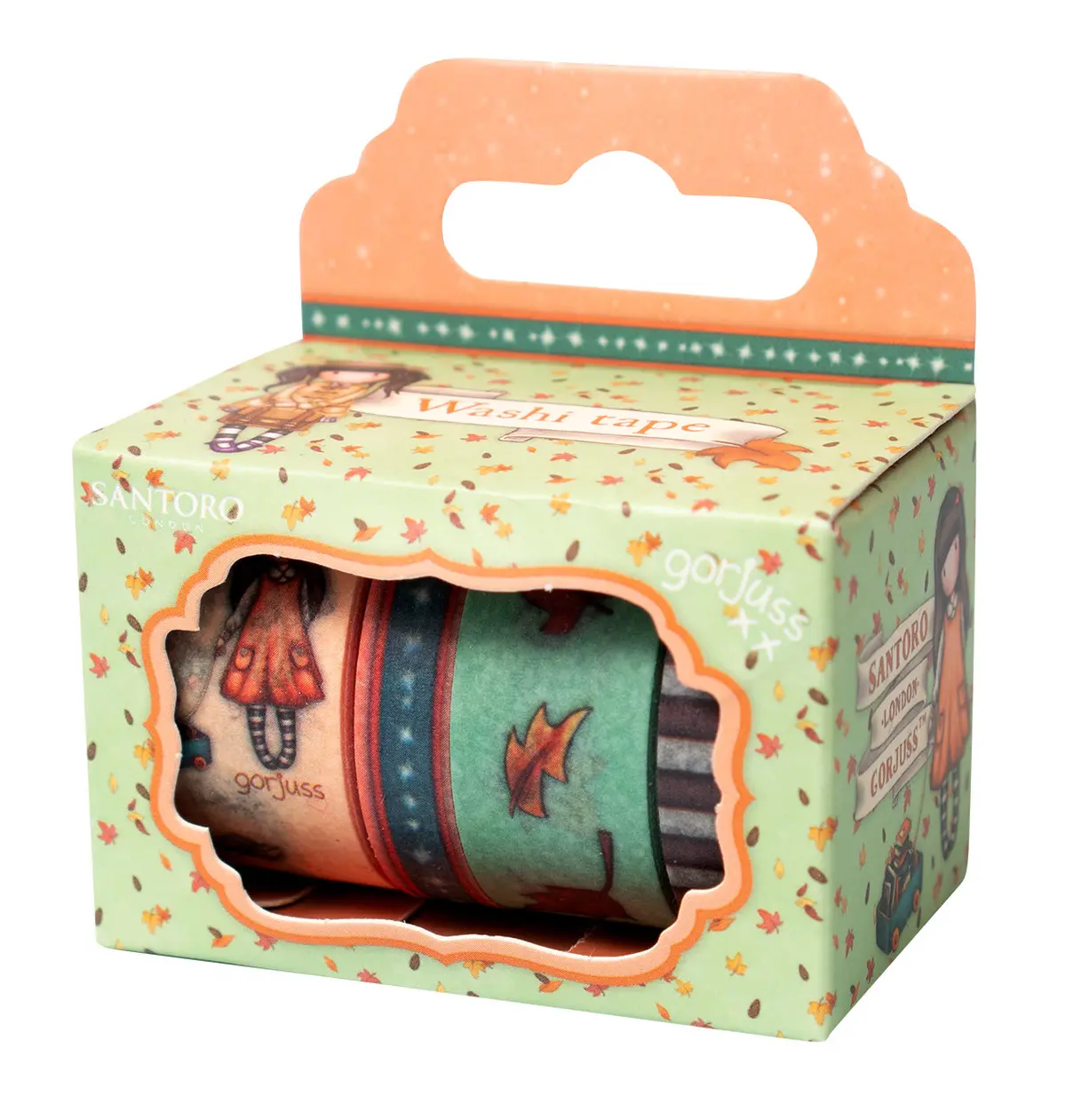 Gor Washi Tape The Arrival & Don't Fly Away Essentials 55X38x38mm 4 Pc Nr.10 1
