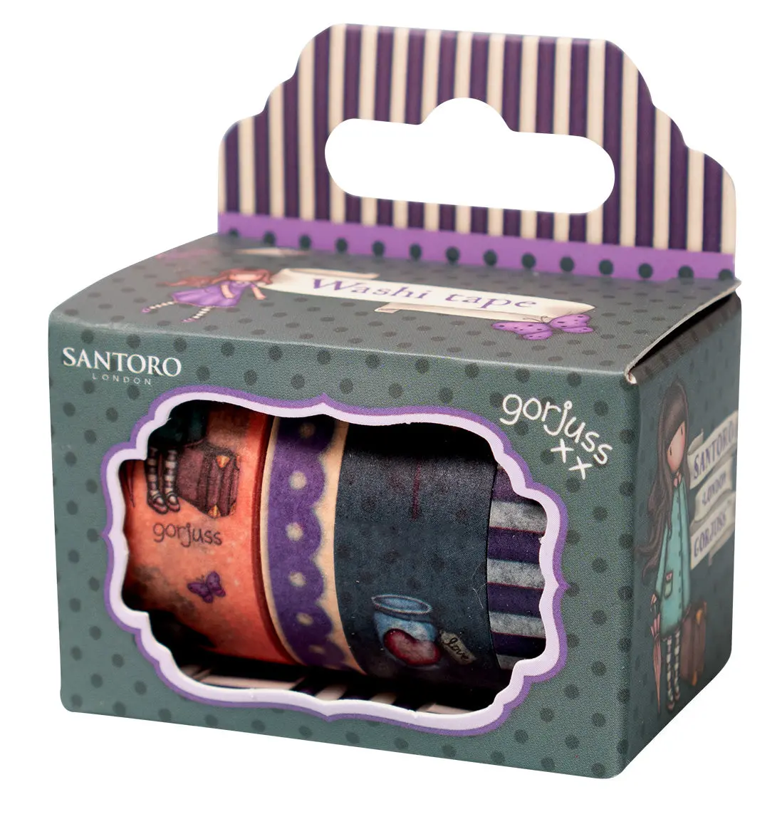 Gor Washi Tape School Girl & A Thousand Stories Essentials 55X38x38mm 4 Pc Nr.11 1