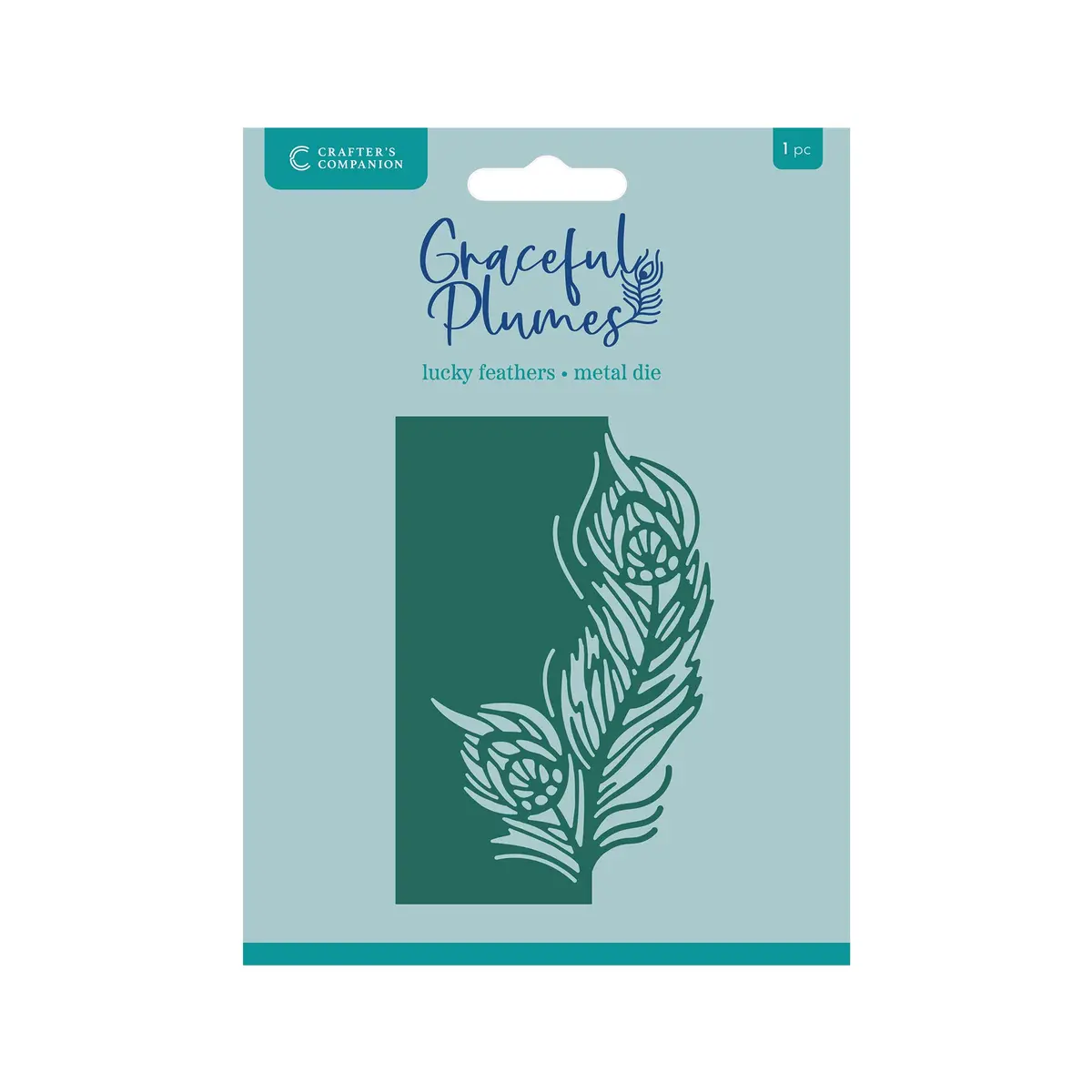 Graceful Plumes Metal Die Edge’Able - Lucky Feathers 1