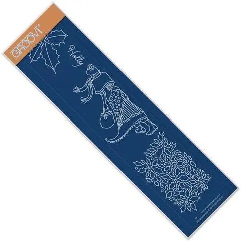 Groovi Holly Border Plate 1