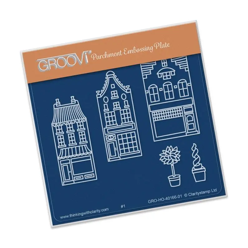 Groovi Wee Shops Plate A6 Sq 1