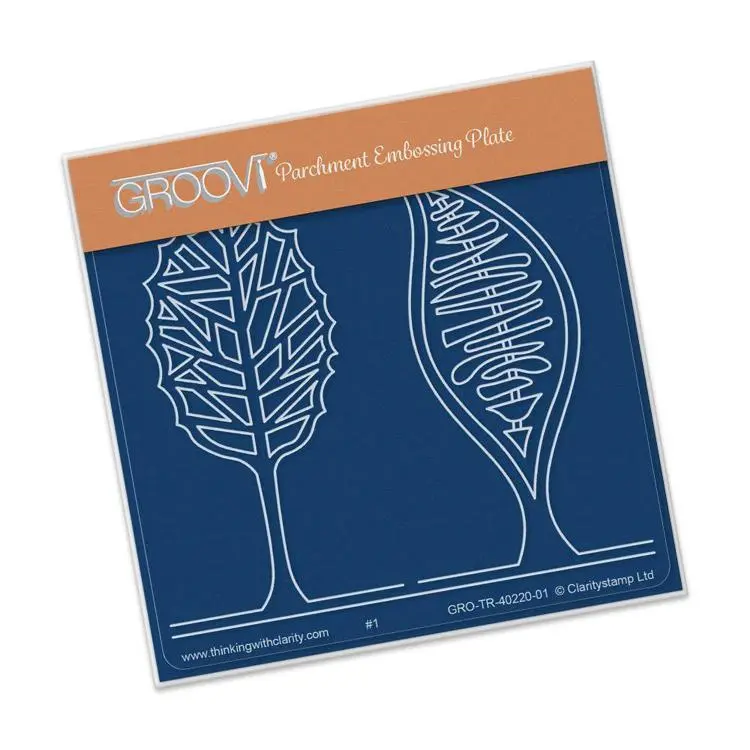 Abstact Trees A6 Baby Plate 1